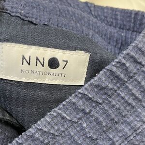 NN07 Blue Textured Shorts size 28